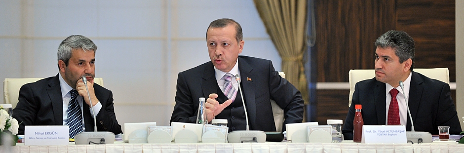 Bilim ve Teknoloji Yüksek Kurulu 25. toplantısı, Başbakan Recep Tayyip  Erdoğan, Bilim, Sanayi ve Teknoloji Bakanı Nihat Ergün, TÜBİTAK Başkanı Yücel Altunbaşak 