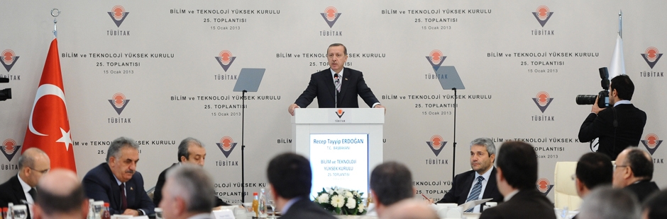 Bilim ve Teknoloji Yüksek Kurulu 25. toplantısı, Başbakan Recep Tayyip Erdoğan