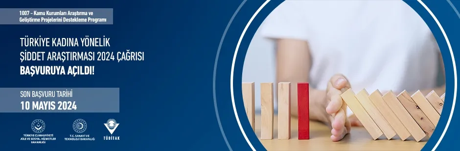 Türkiye Kadına Yönelik Şiddet Araştırması-2024 Çağrısı Başvuruya Açıldı Türkiye Kadına Yönelik Şiddet Araştırması-2024 Çağrısı Başvuruya Açıldı